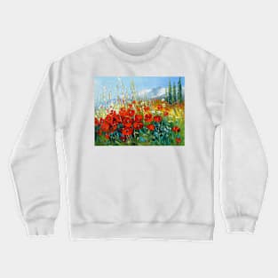 Summer poppies Crewneck Sweatshirt